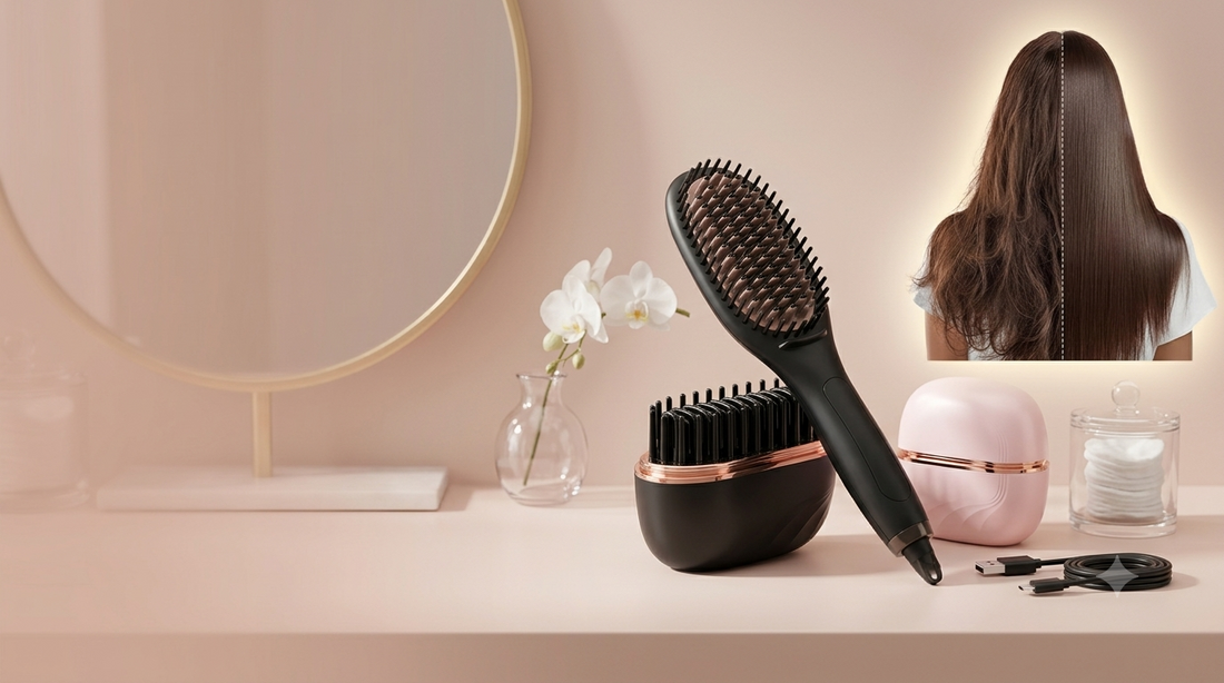 hair straightening brush