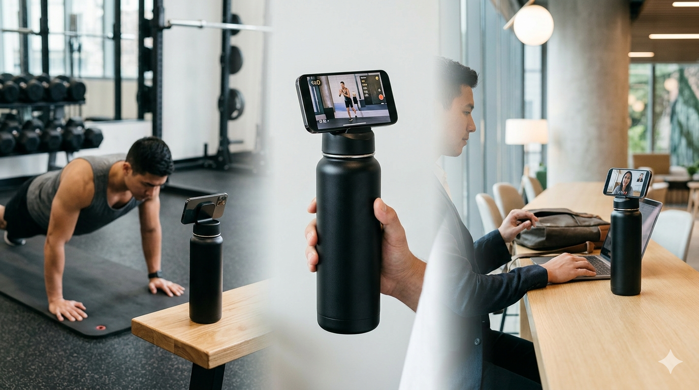 Smart Water Bottle for Gym, Travel, and Daily Hydration