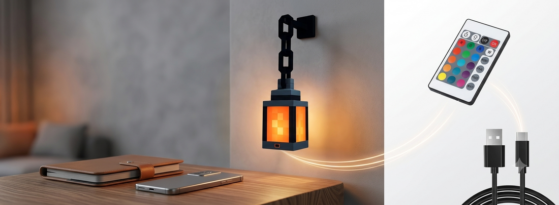Ambient Lighting Lamp for Gaming Rooms, Desks & Bedside Spaces