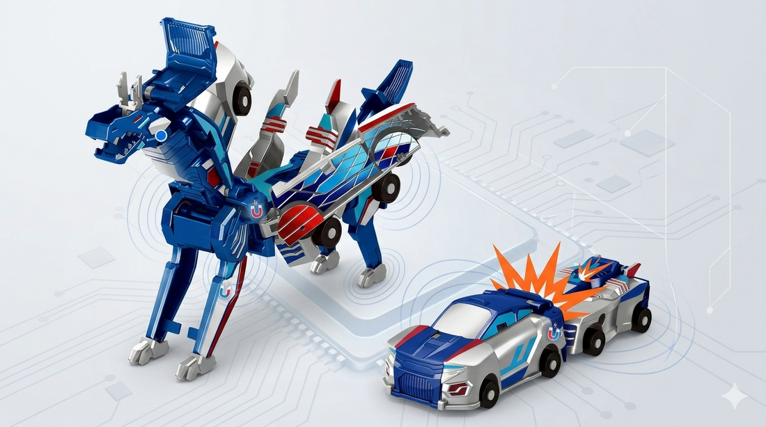 magnetic transformer toy