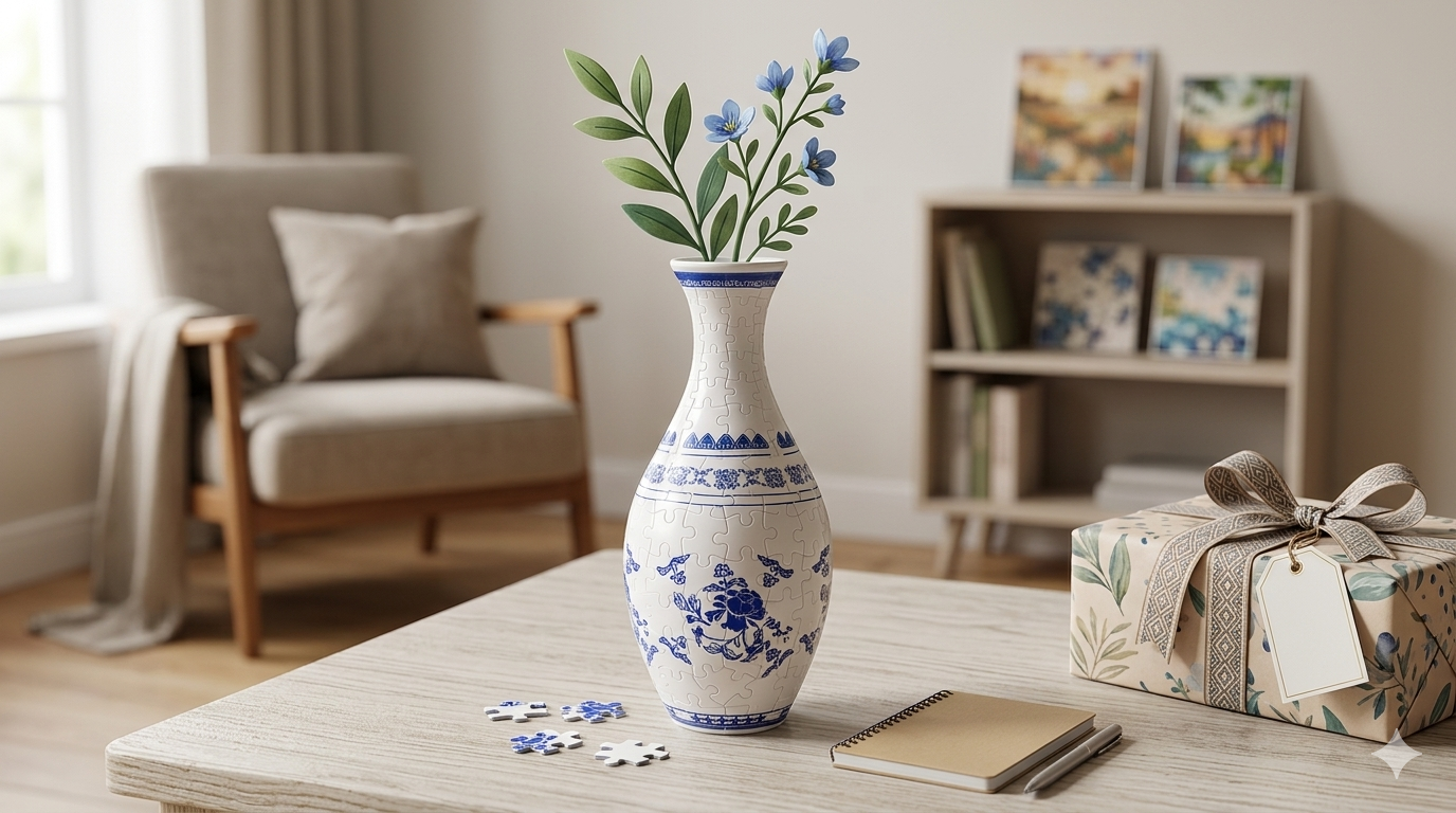 puzzle-vase