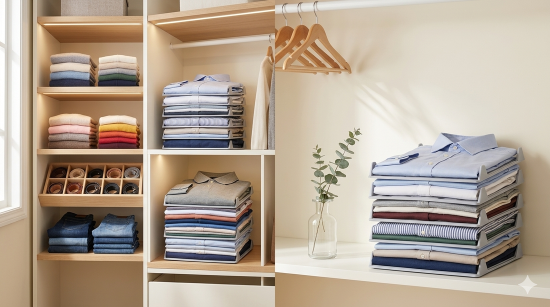Closet Organizer Ideas for Neat Wardrobe Storage Space