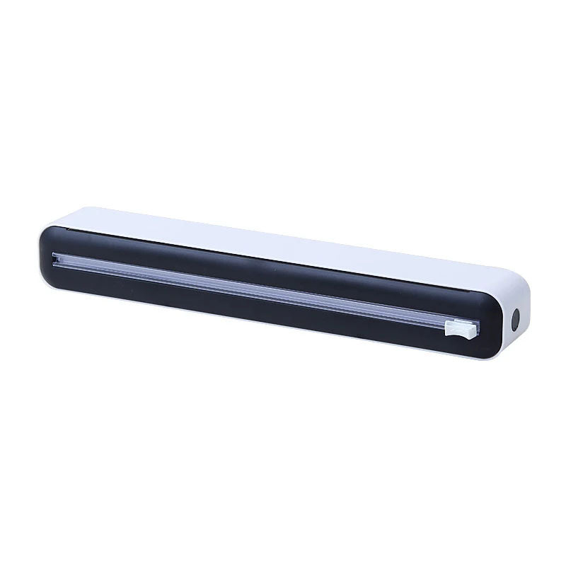 Plastic Wrap Holder Magnetic Food Film Dispenser with Cutter | Wall Mount Foil and Plastic Wrap Organizer for Aluminum Foil, Cling Film & Baking Paper