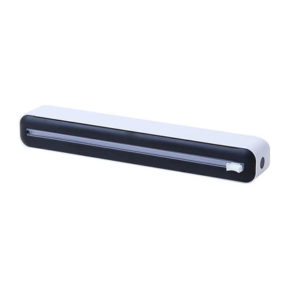 Plastic Wrap Holder Magnetic Food Film Dispenser with Cutter | Wall Mount Foil and Plastic Wrap Organizer for Aluminum Foil, Cling Film & Baking Paper