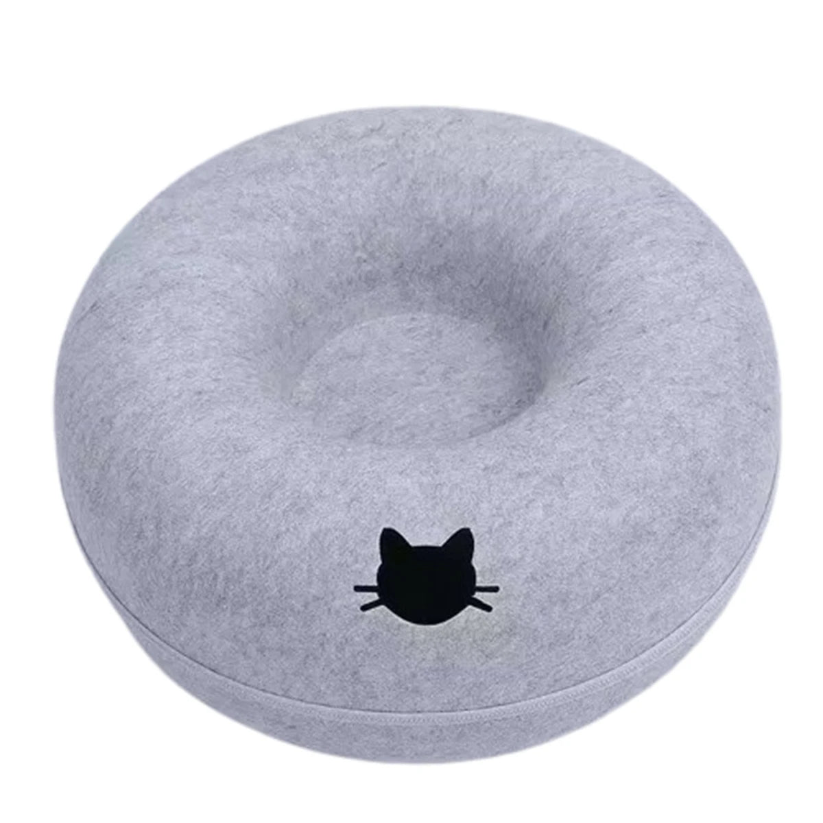 Cat Bed Cave Indoor Cat House & Donut Tunnel Cat Bed for Cozy Cat Hideaway Sleep and Play