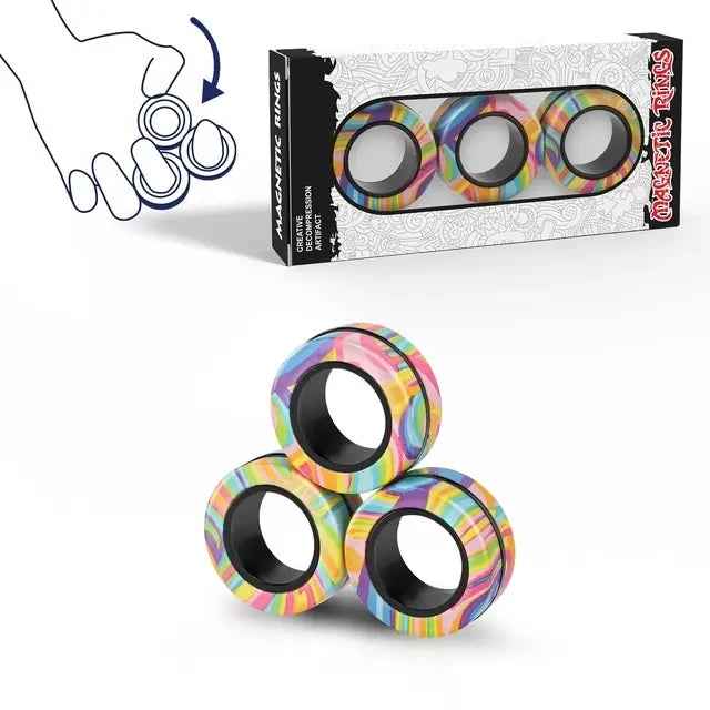 Magnetic Rings Fidget Toy