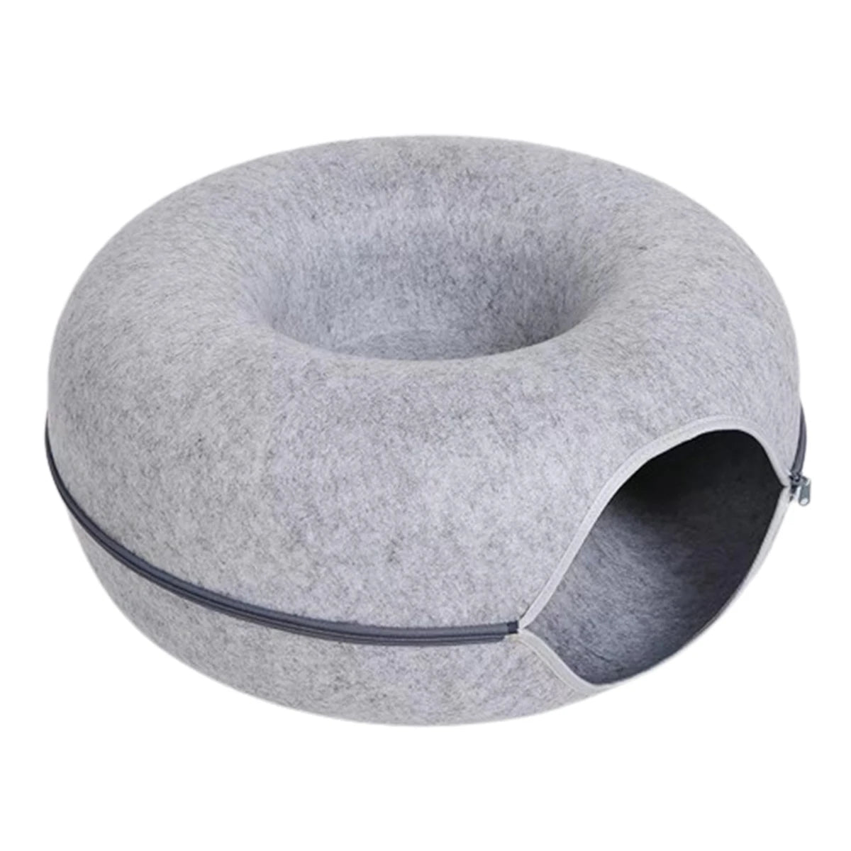 Cat Bed Cave Indoor Cat House & Donut Tunnel Cat Bed for Cozy Cat Hideaway Sleep and Play