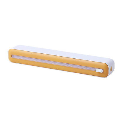 Plastic Wrap Holder Magnetic Food Film Dispenser with Cutter | Wall Mount Foil and Plastic Wrap Organizer for Aluminum Foil, Cling Film & Baking Paper