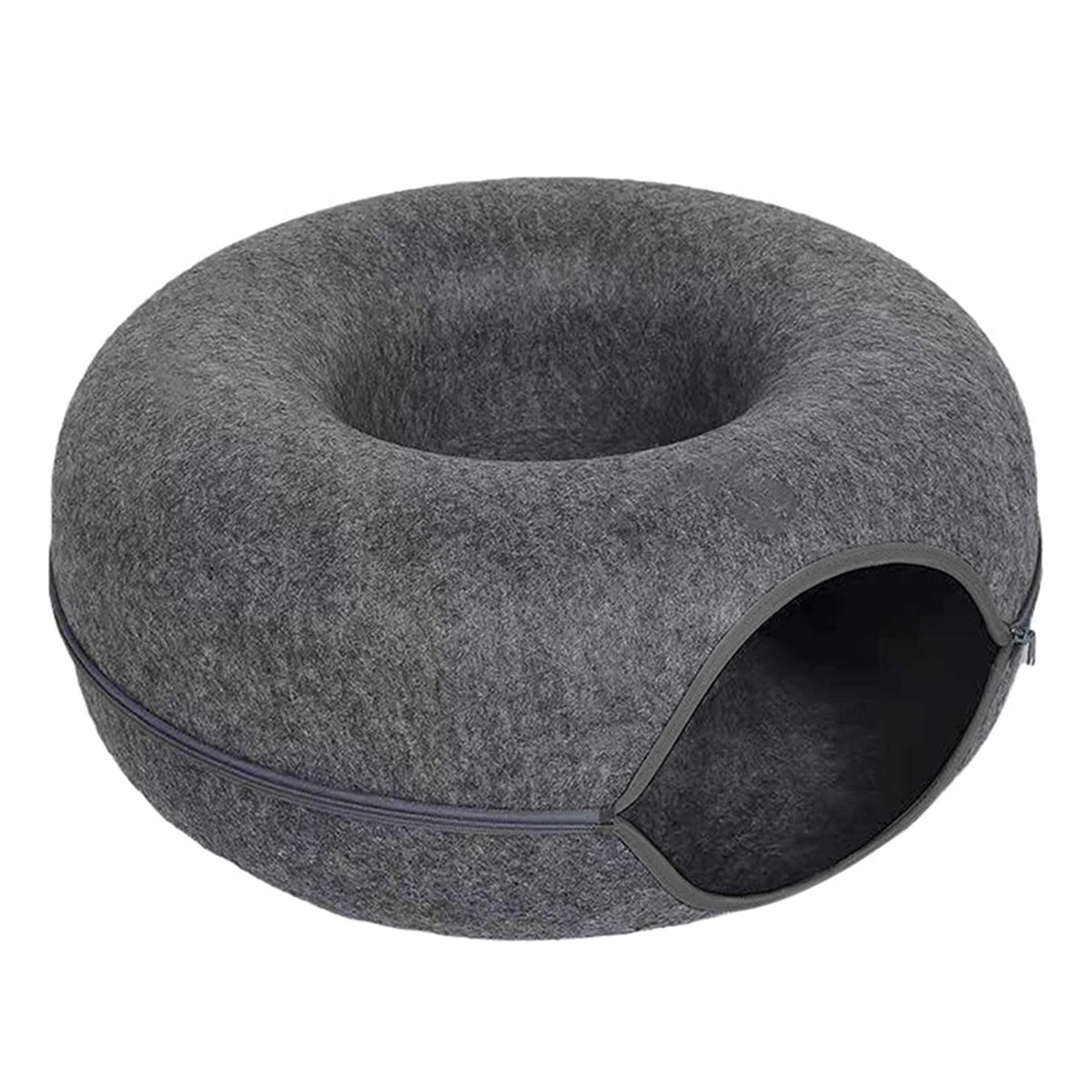 Cat Bed Cave Indoor Cat House & Donut Tunnel Cat Bed for Cozy Cat Hideaway Sleep and Play
