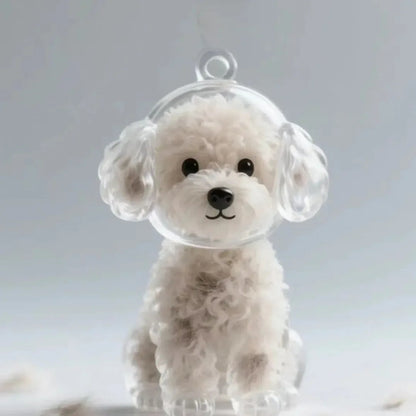 Dog Keychain Pet Hair Keepsake Memorial Keychain Gift for Pet Loss  SEO-Optimized Product Description