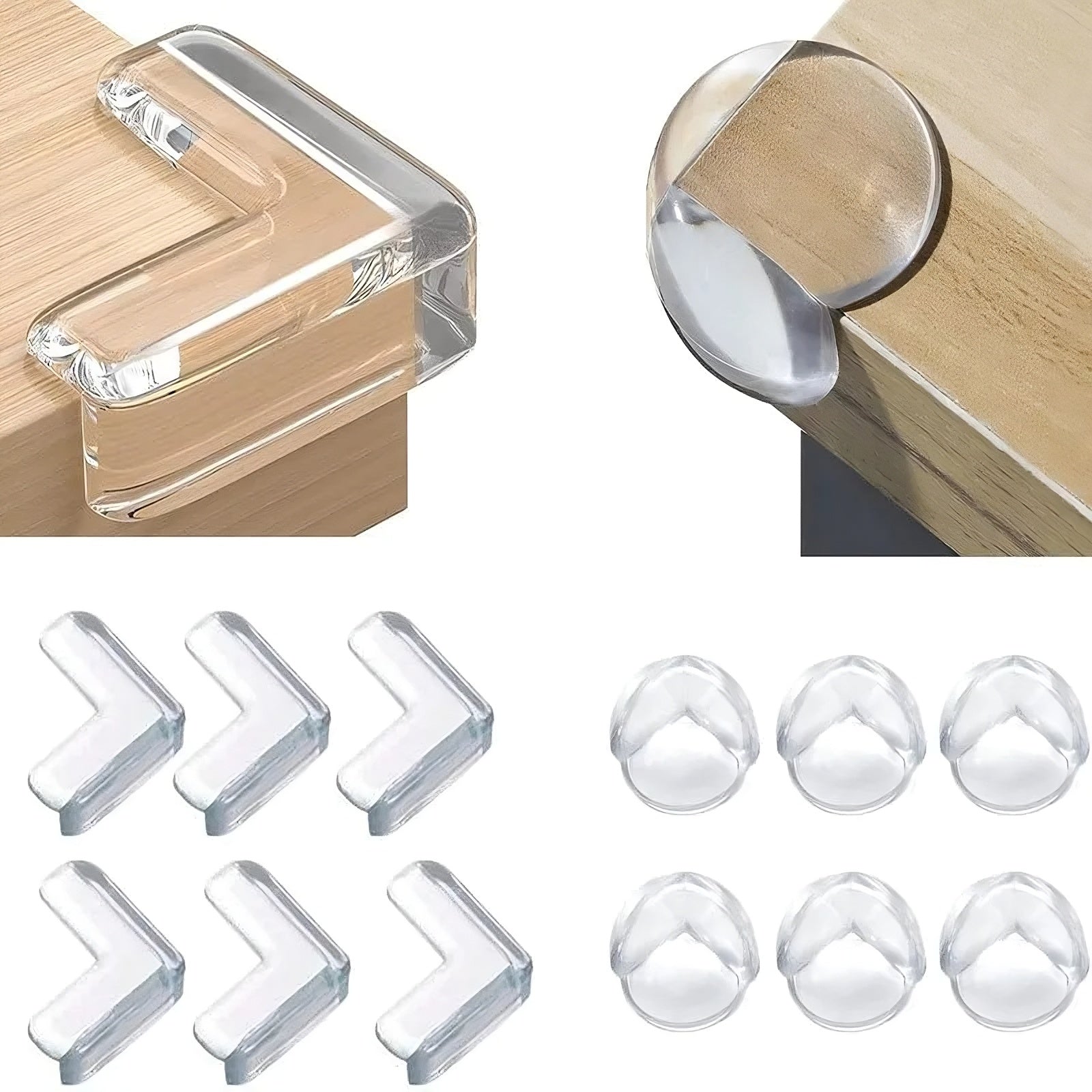 Corner Protectors for Babies | Clear Table Corner Guards
