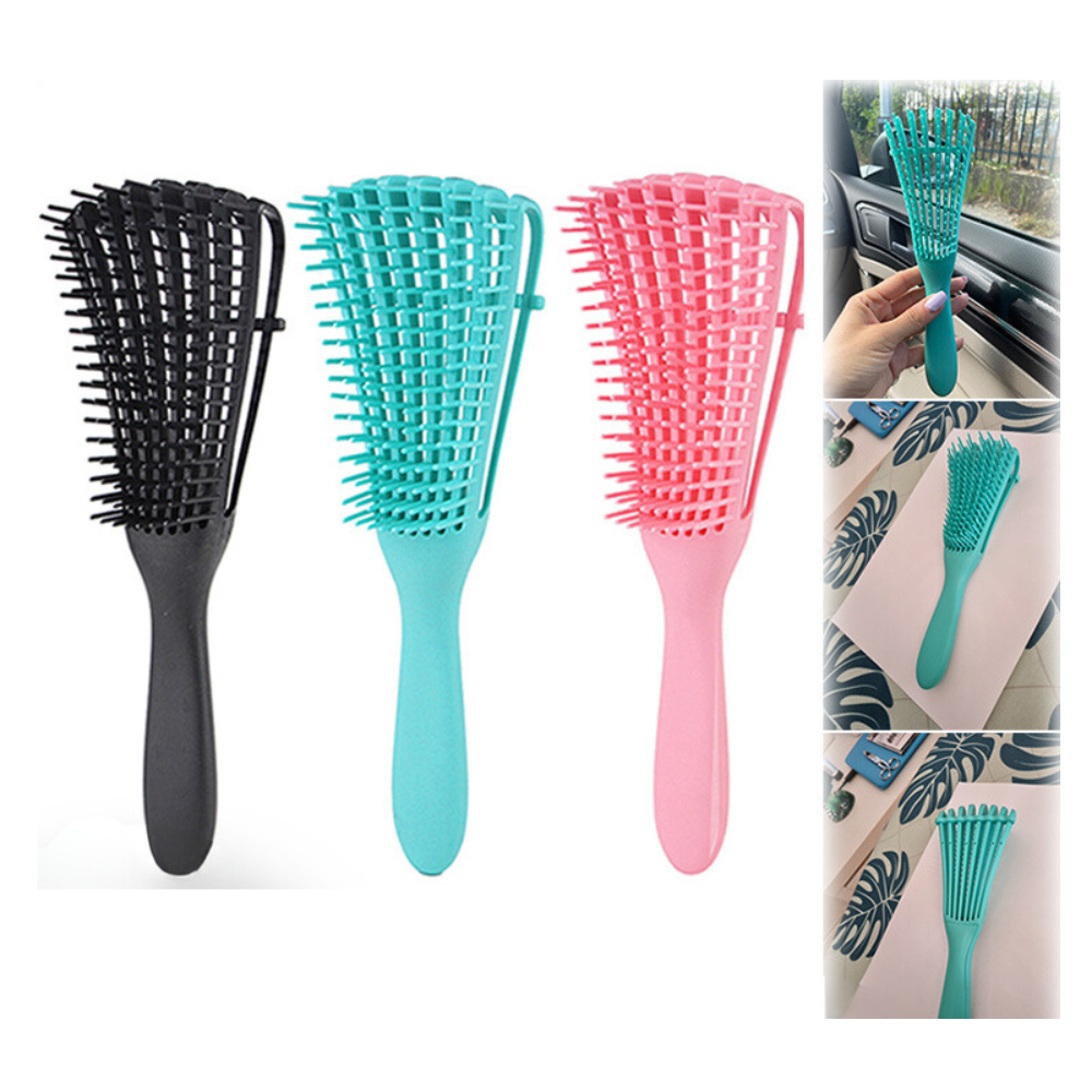 Premium Hair Detangling Brush – Anti-Frizz, Flexible, Wet & Dry Use - Mavigad – Shop the Best Deals Online on Fashion, Tech & More
