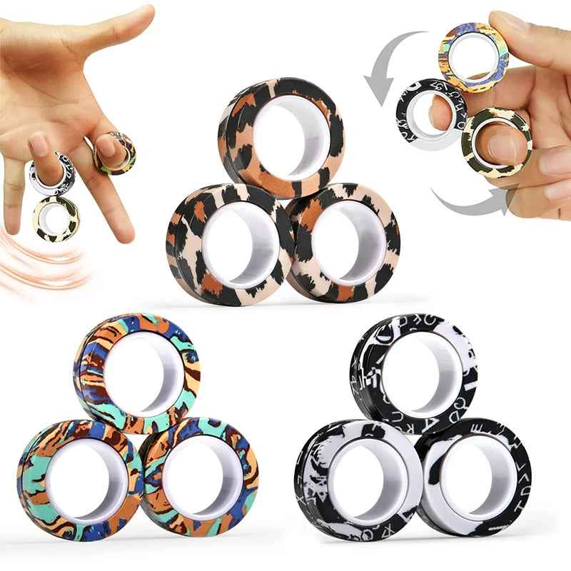 Magnetic Rings Fidget Toy