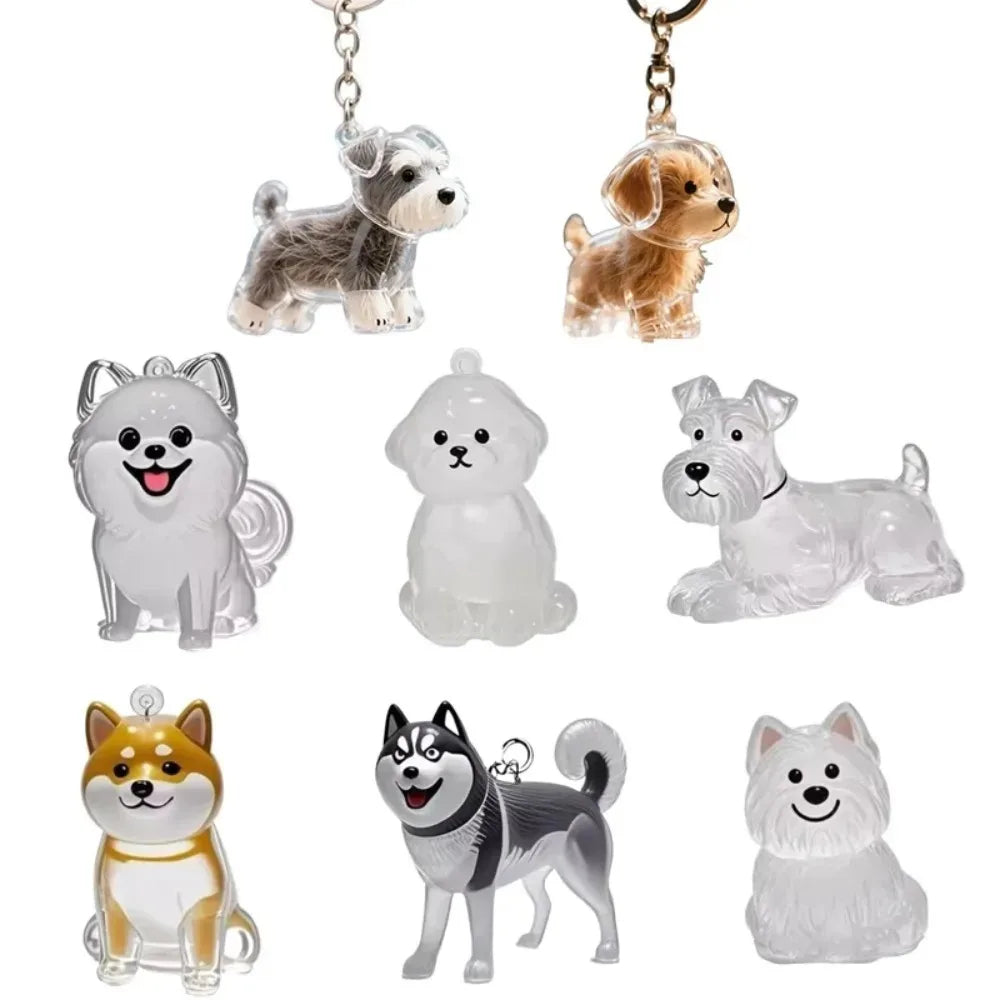 Dog Keychain Pet Hair Keepsake Memorial Keychain Gift for Pet Loss  SEO-Optimized Product Description