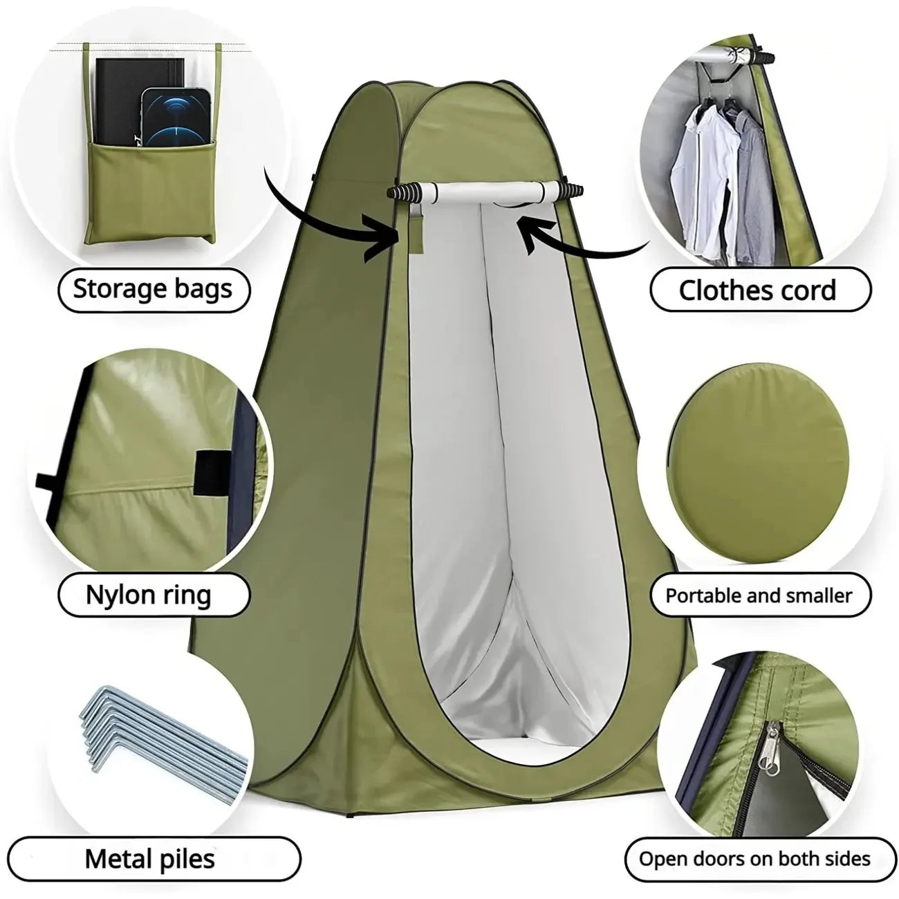 camping shower tent
