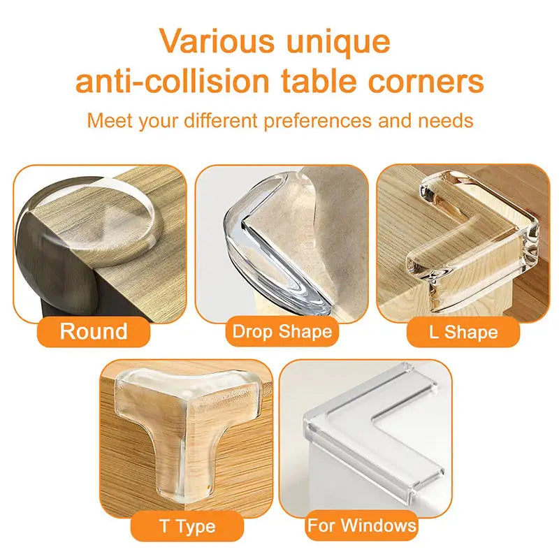 Corner Protectors for Babies | Clear Table Corner Guards