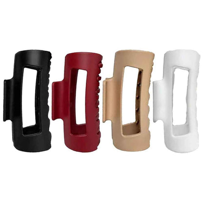 Hair Claw Clips – Soft Flexible Matte Jaw Clip for Thick Hair, Large Non-Slip Big Claw Hair Clip for All-Day Comfort