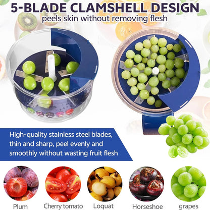 Garlic Peeler Machine Electric Fruit & Vegetable Peeler Automatic Food Prep Equipment