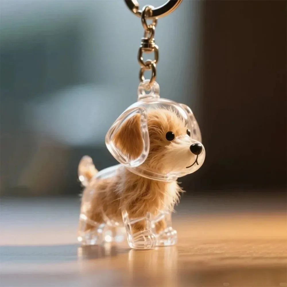 Dog Keychain Pet Hair Keepsake Memorial Keychain Gift for Pet Loss  SEO-Optimized Product Description