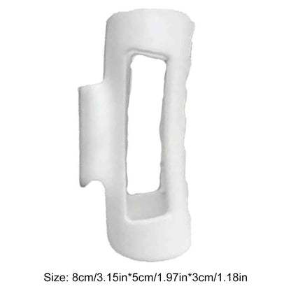 Hair Claw Clips – Soft Flexible Matte Jaw Clip for Thick Hair, Large Non-Slip Big Claw Hair Clip for All-Day Comfort