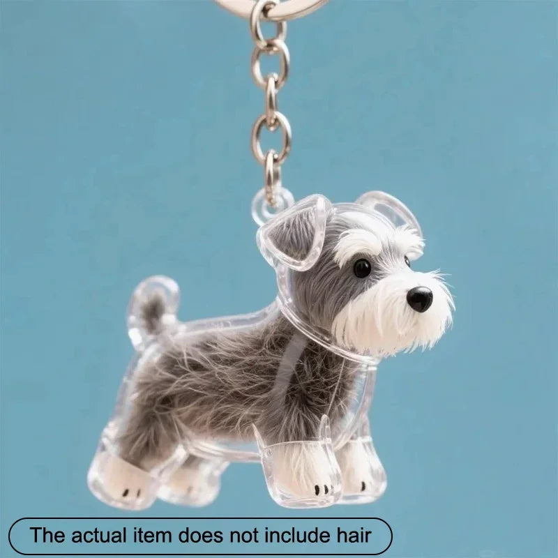 Dog Keychain Pet Hair Keepsake Memorial Keychain Gift for Pet Loss  SEO-Optimized Product Description