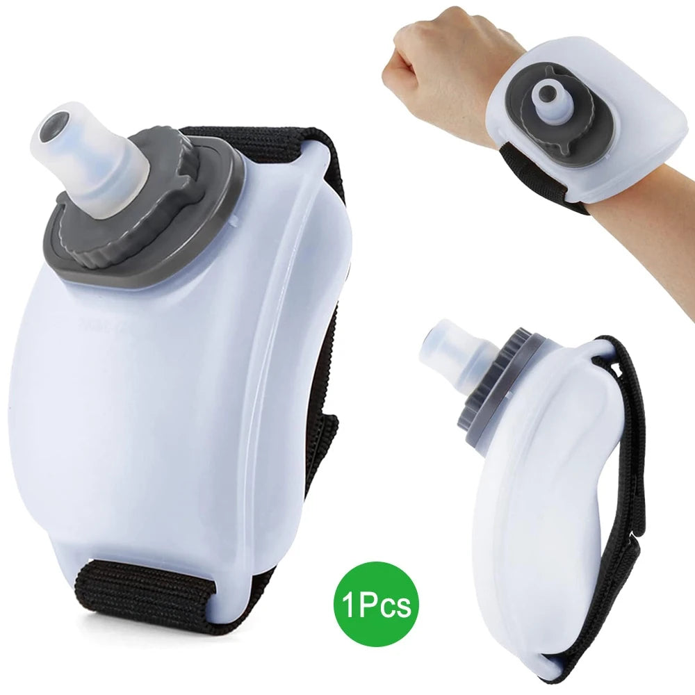 Running Water Bottle Wearable Wrist Hydration Bottle with Adjustable Strap for Running, Cycling, Gym Workouts & Outdoor Sports