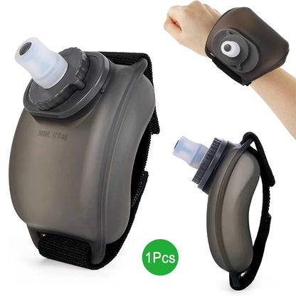 Running Water Bottle Wearable Wrist Hydration Bottle with Adjustable Strap for Running, Cycling, Gym Workouts & Outdoor Sports