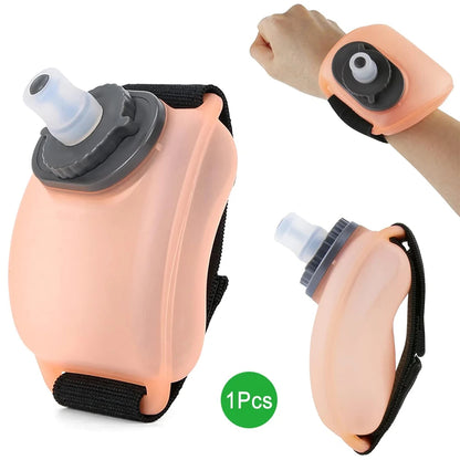Running Water Bottle Wearable Wrist Hydration Bottle with Adjustable Strap for Running, Cycling, Gym Workouts & Outdoor Sports