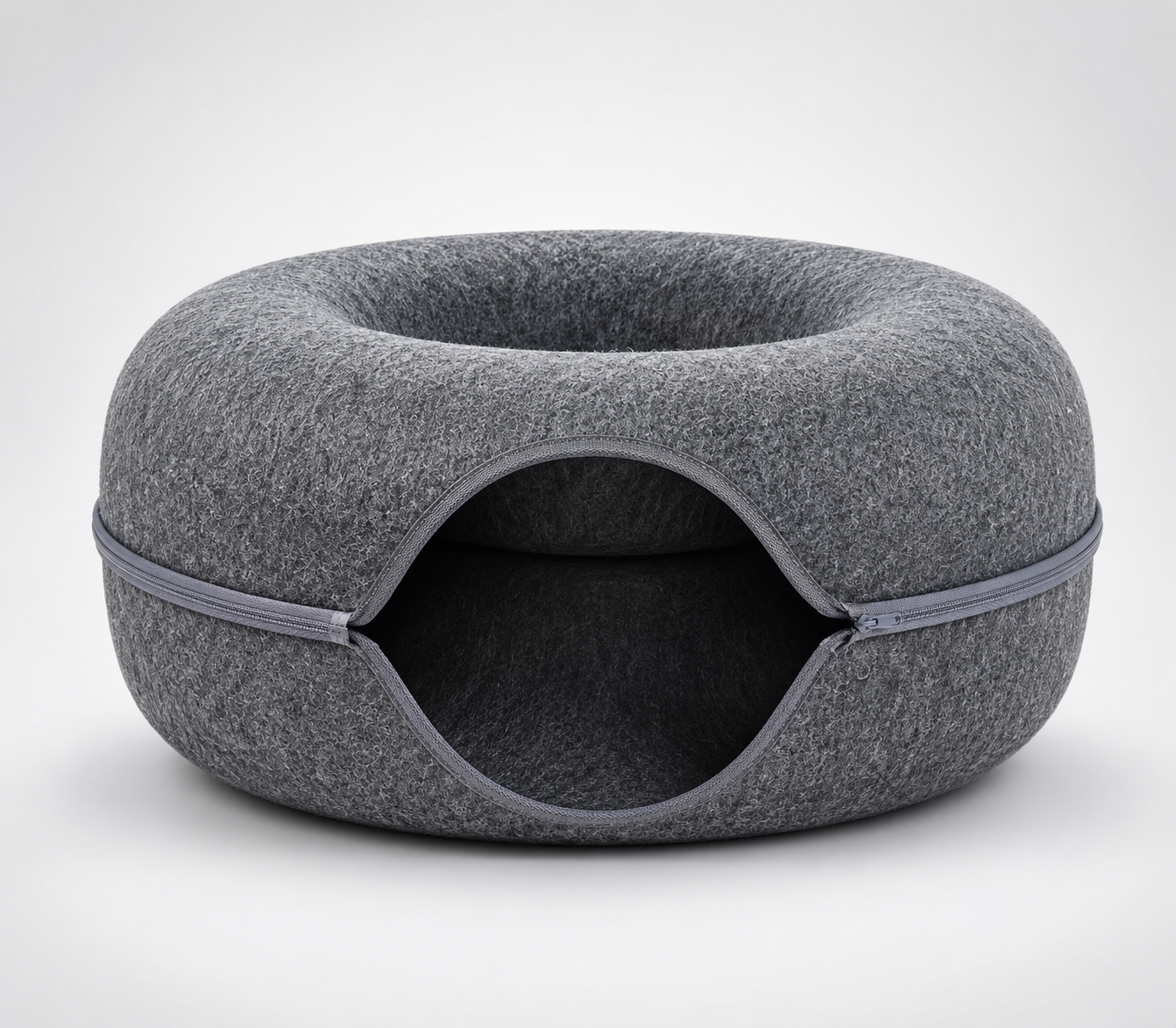 Cat Bed Cave Indoor Cat House & Donut Tunnel Cat Bed