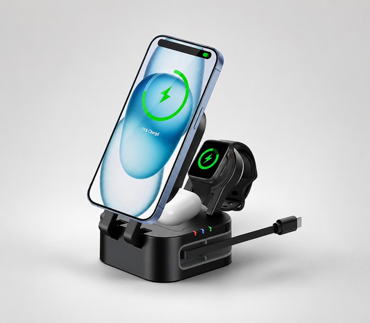 Charger Fast Wireless 3 in 1 Magnetic Wireless Charging Station