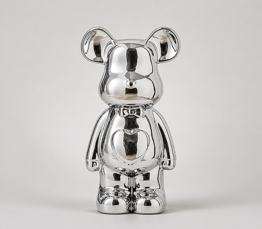 Teddy Bear Art Ceramic Statue