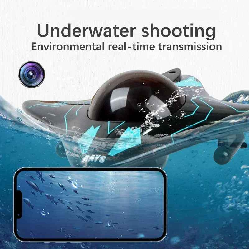 RC Boat with Camera – Remote Control Boat for Kids & Adults, Smart RC Toys for Underwater Photos & Videos, App-Controlled Remote Control Water Toys